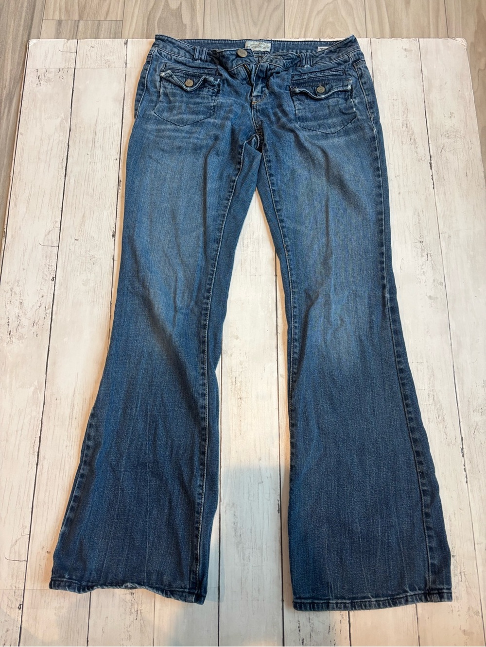 Aeropostale Women's Blue Flare Jeans